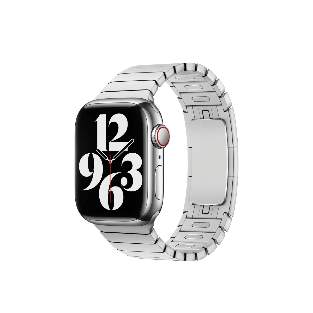 42mm článkový tah - stříbrná