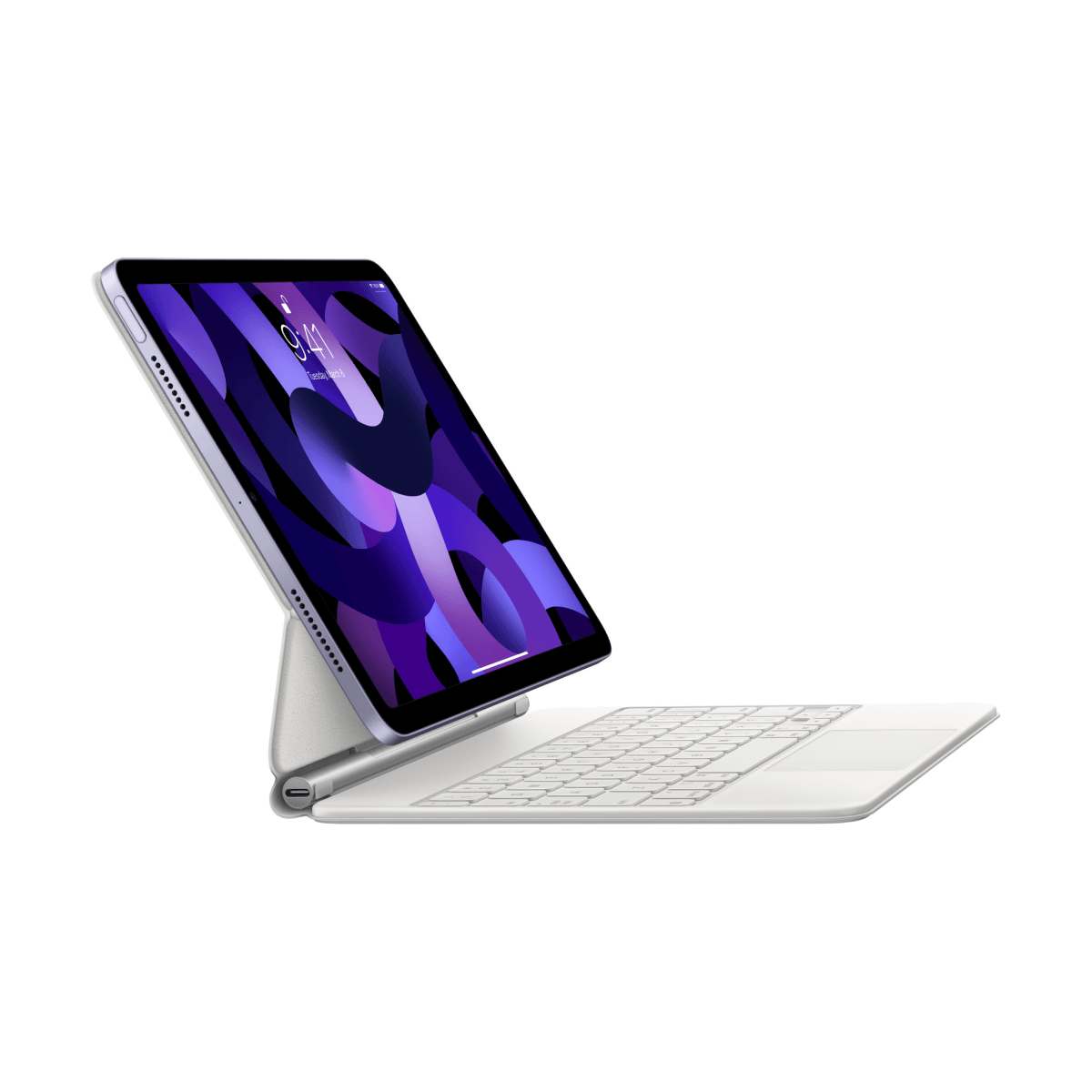 Magic Keyboard k 11palcovému iPadu Pro (4. generace) a iPadu Air (5. generace) – anglická (mezinárodní) – bílá