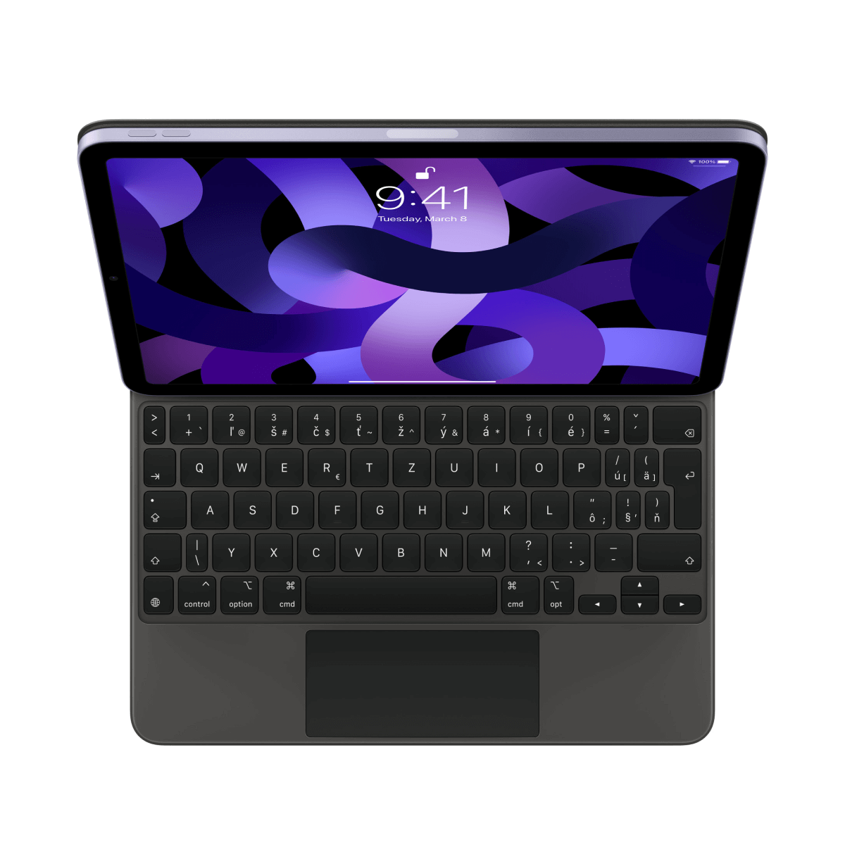 Magic Keyboard k 11palcovému iPadu Pro (4. generace) a iPadu Air (5. generace) – slovenská – černá